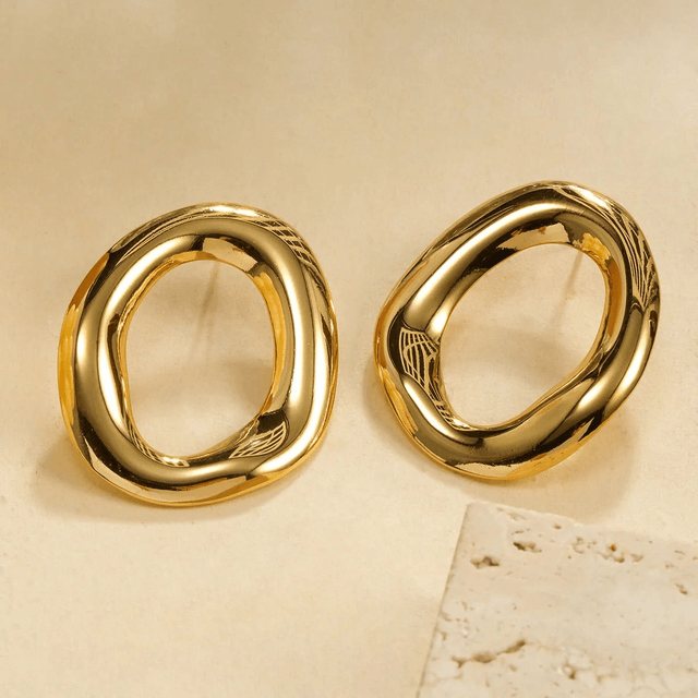 Boucles d'oreilles Ovale