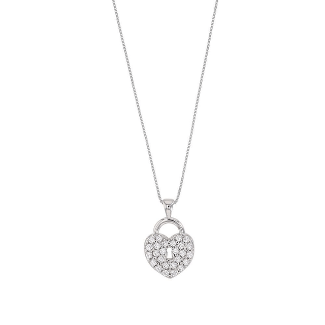Collier Coeur Cadenas