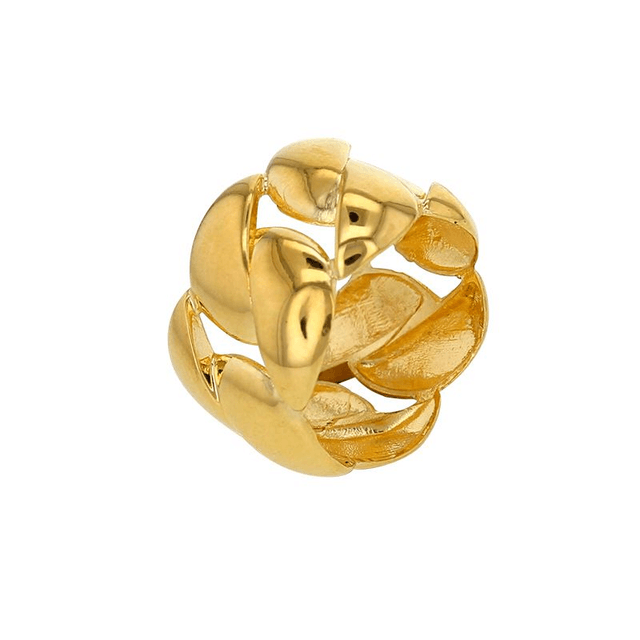 Bague Cross text