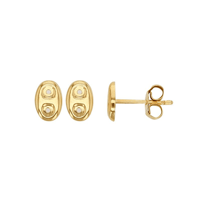 Boucles d&#039;oreilles Grain de Café
