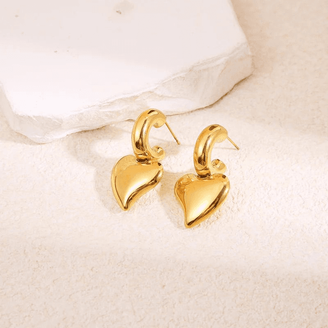 Boucles d&#039;oreilles Coeur