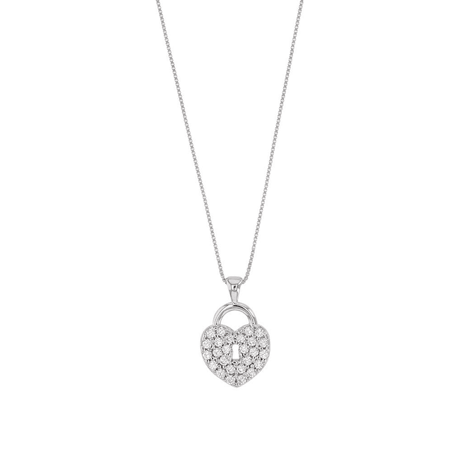 Collier Coeur Cadenas