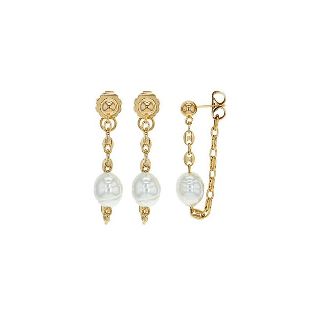 Boucles d&#039;oreilles Chaînette Grain